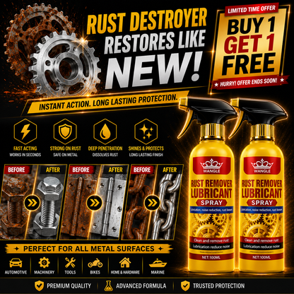 🔥 PowerFULL Rust Remover Spray™ | 🎁 BUY 1 GET 1 FREE | 🔥FLAT 50% OFF🔥